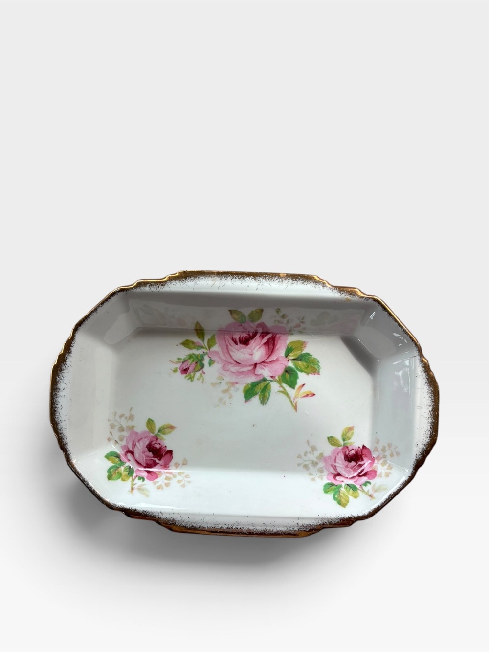 Royal Albert American Beauty Porcelain Serving Dish Vintage